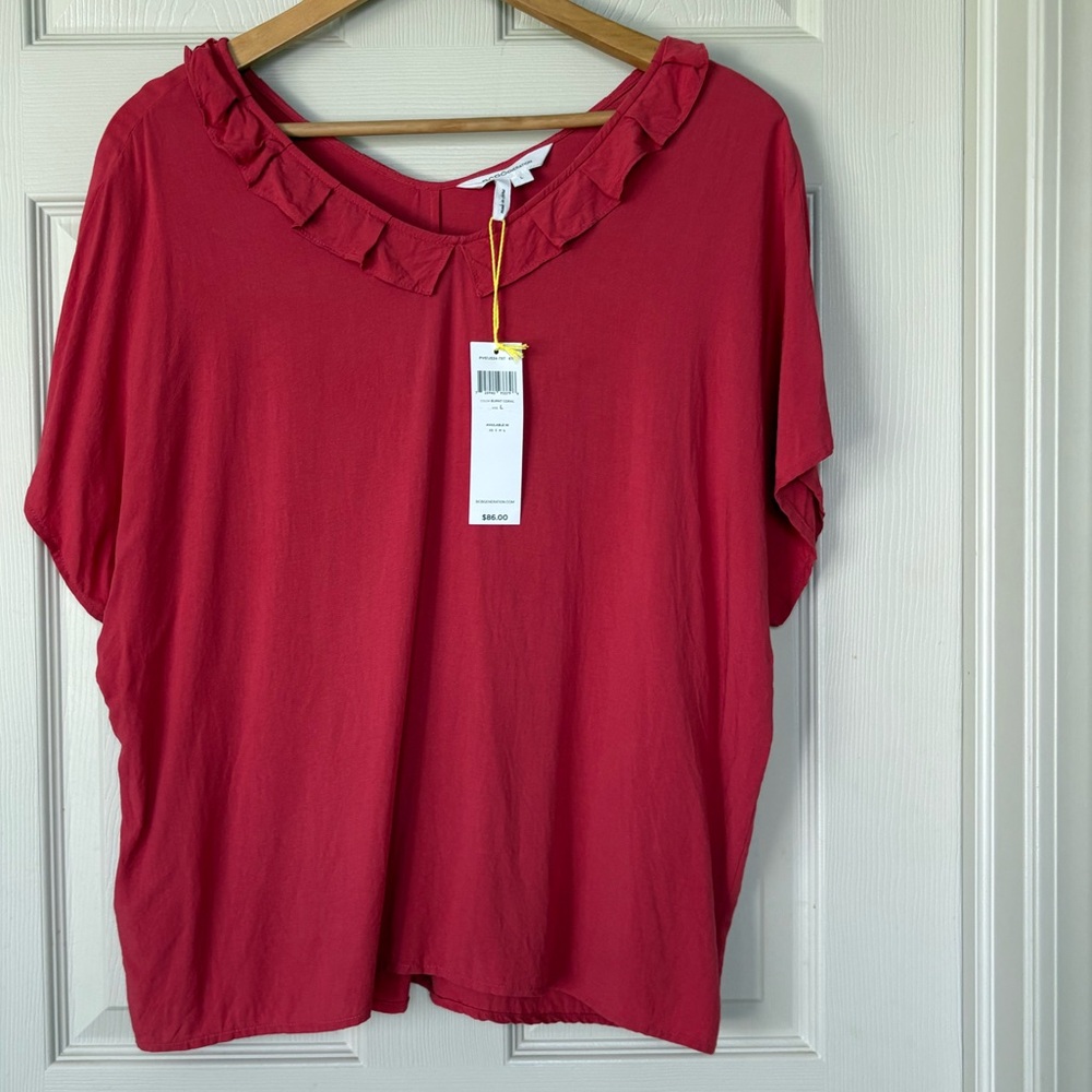 NWT BCBGeneration Burnt Coral Top